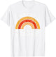 Bring On The Sunshine Vintage Rainbow Top Sunshine Small T-Shirt - T-Shirt | White