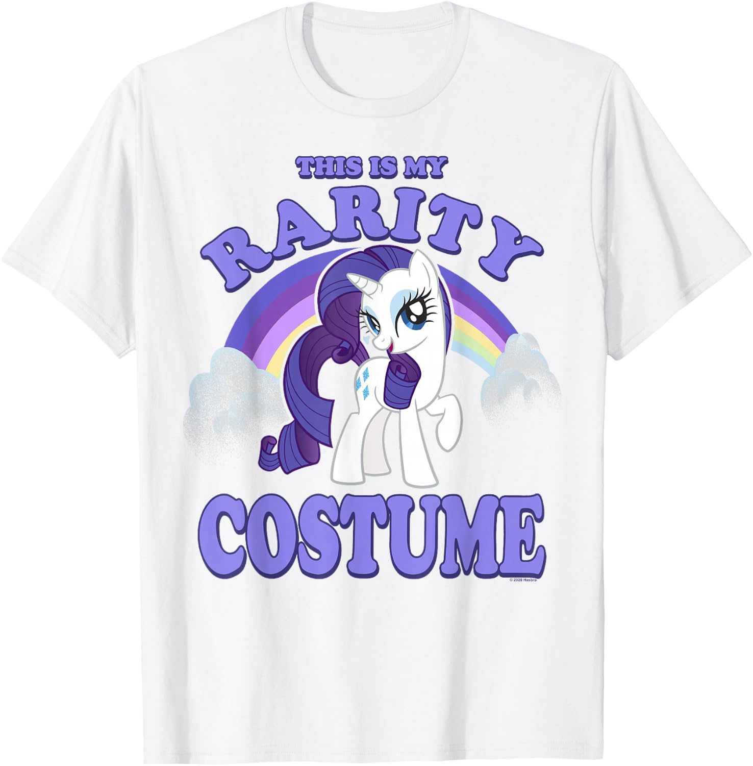 My Little Pony: Friendship Is Magic Rarity Halloween Costume T-Shirt - T-Shirt | White