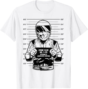 Funny Biker Motorcyclist Motorbike Motorcycling Bike T-Shirt - T-Shirt | White