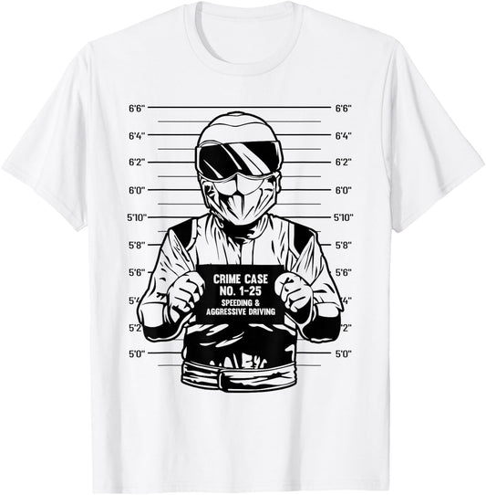 Funny Biker Motorcyclist Motorbike Motorcycling Bike T-Shirt - T-Shirt | White