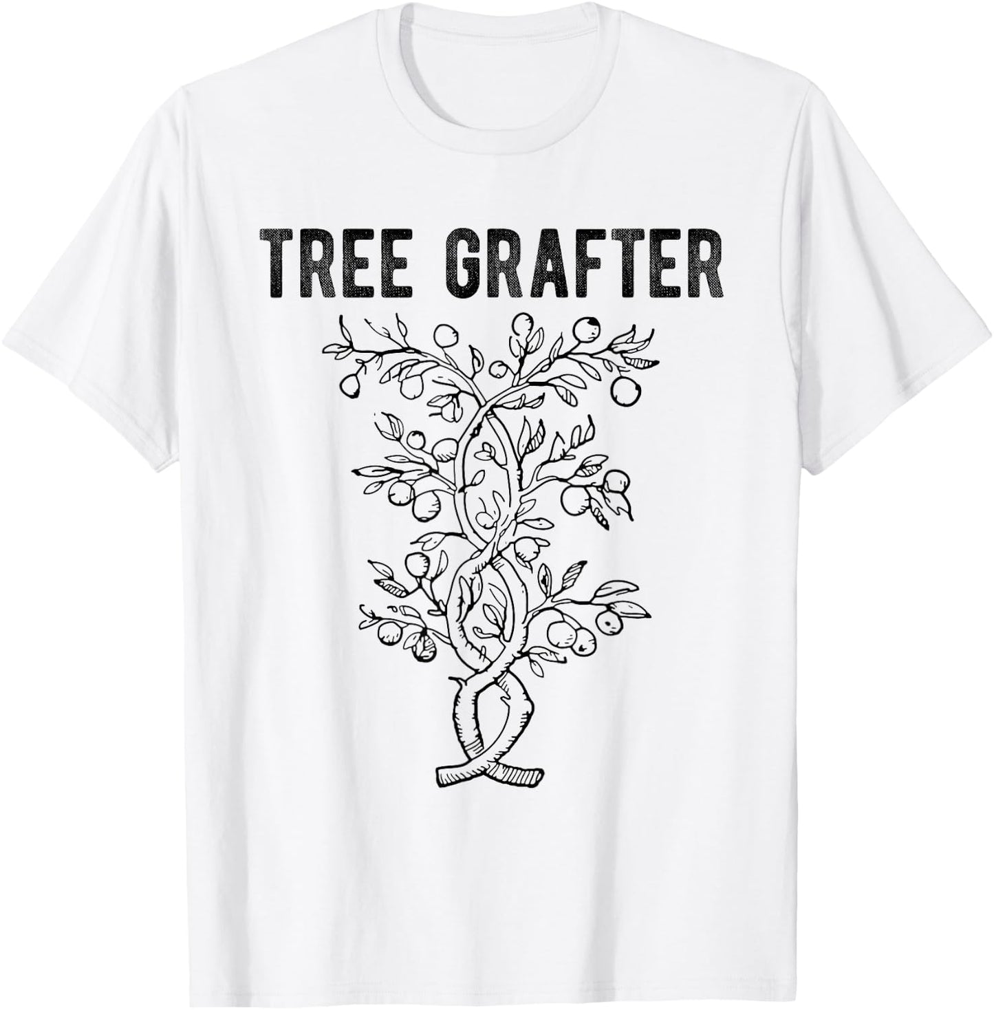 Tree Grafting Horticulture Budding Plant Grafter T-Shirt - T-Shirt | White