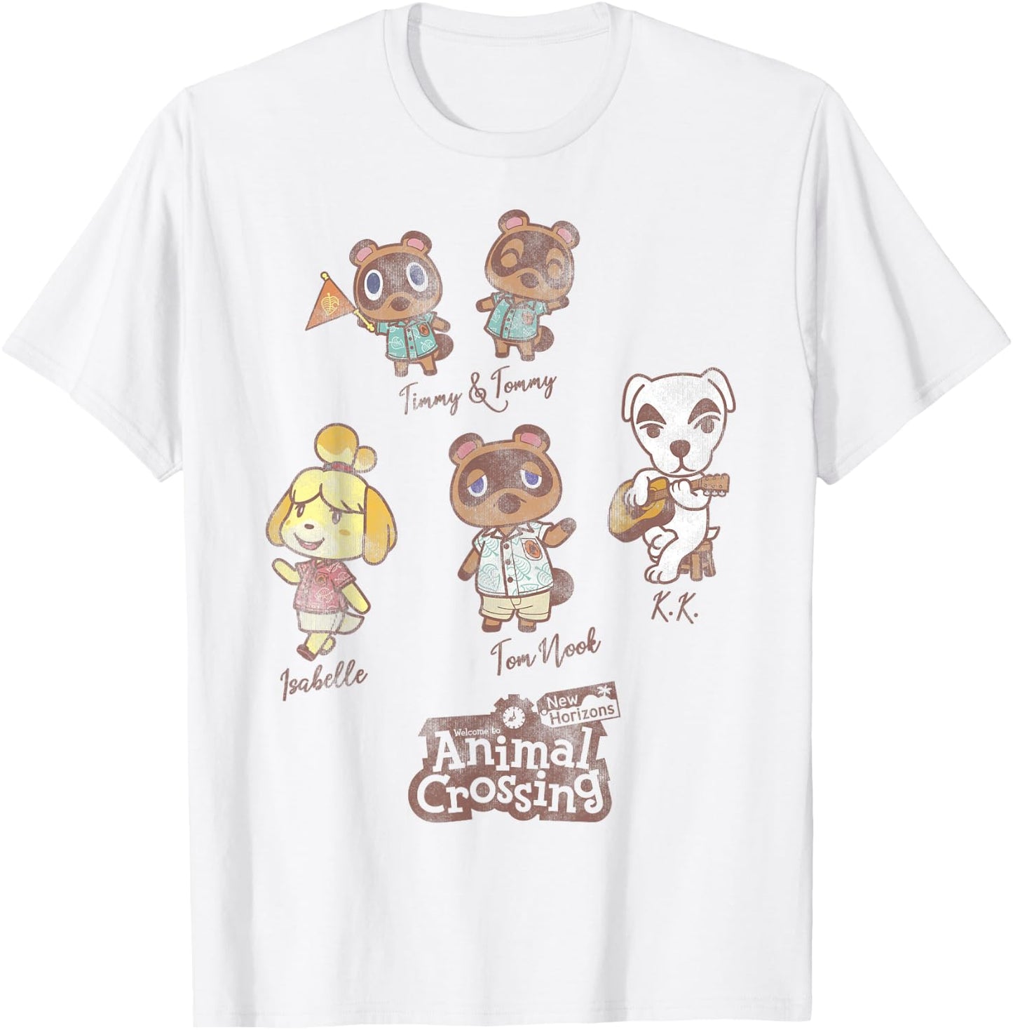 Animal Crossing: New Horizons Nintendo Game Group Names T-Shirt - T-Shirt | White
