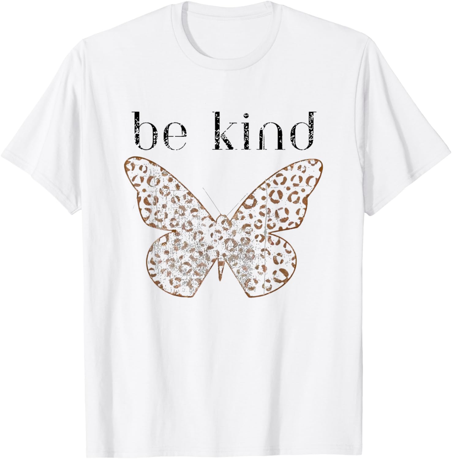 Be Kind Butterfly T-Shirt - T-Shirt | White