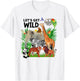 Zoo Animals Wildlife Birthday Party A Day At The Zoo Safari T-Shirt - T-Shirt | White