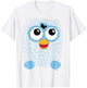 Furby Retro Big Blue Smiling Face T-Shirt - T-Shirt | White