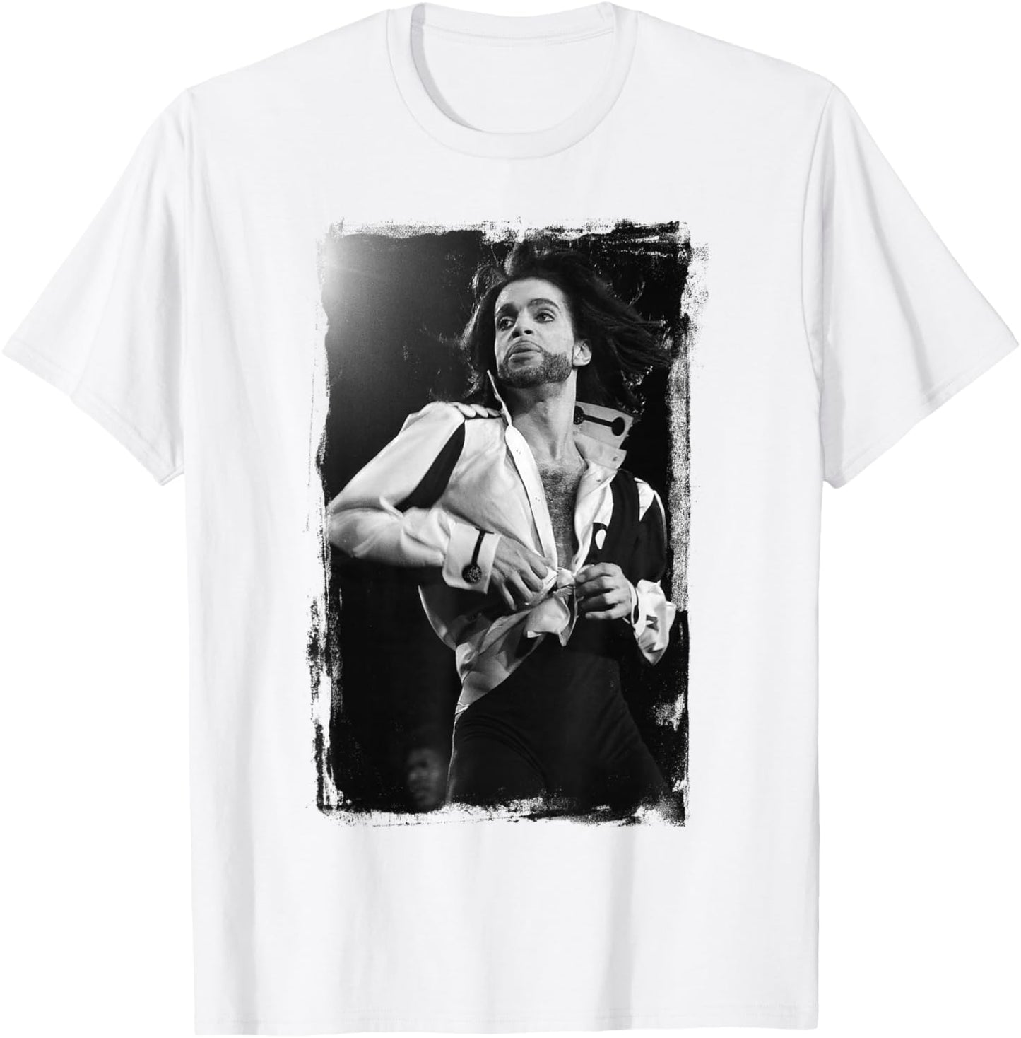 Prince Live On Nude Tour 1991 By Stephen Wright T-Shirt - T-Shirt | White