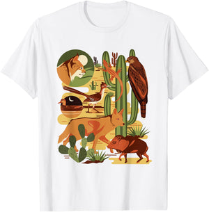 Southwestern Nature Sonoran Desert Animal Lover T-Shirt - T-Shirt | White