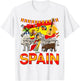 Spanish Flag Idea for Kids & Spanish Memorabilia Spain T-Shirt - T-Shirt | White