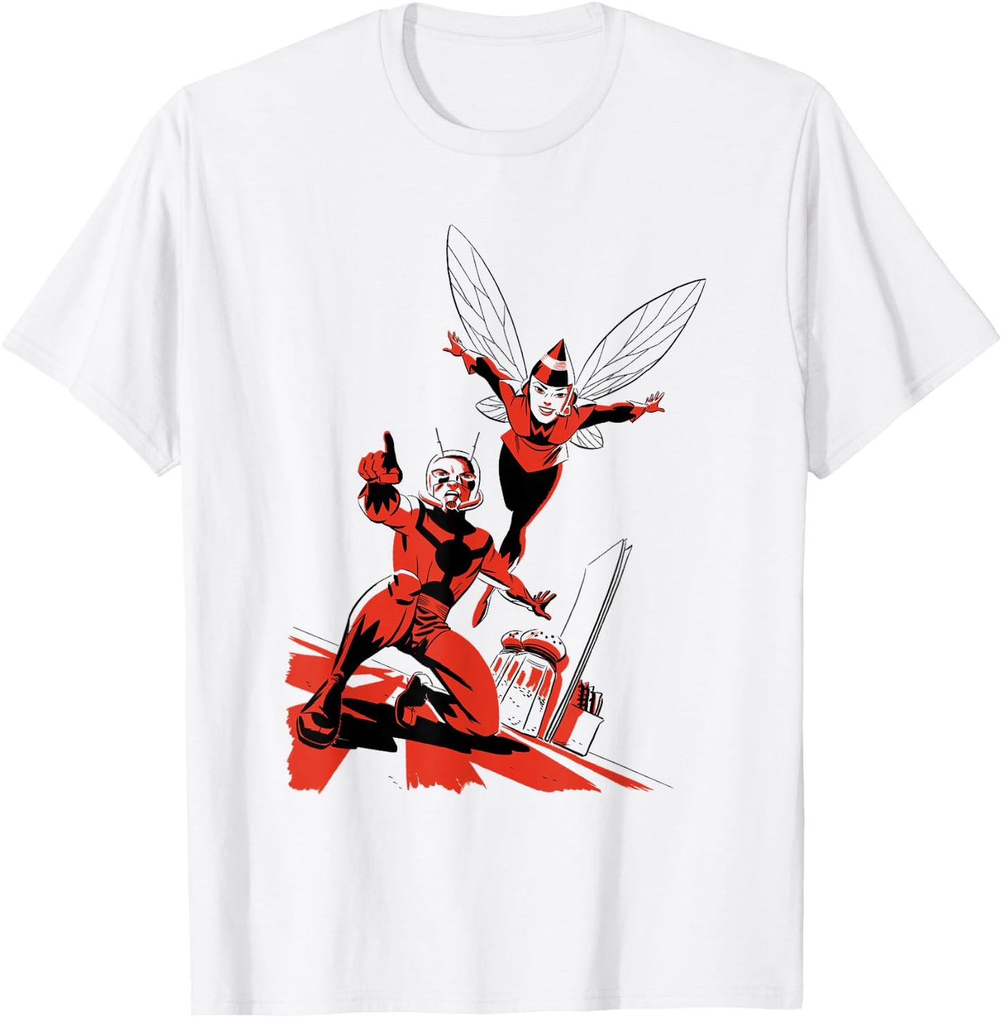 Marvel Ant-Man and The Wasp Two-Tone Variant Cover T-Shirt - T-Shirt | White