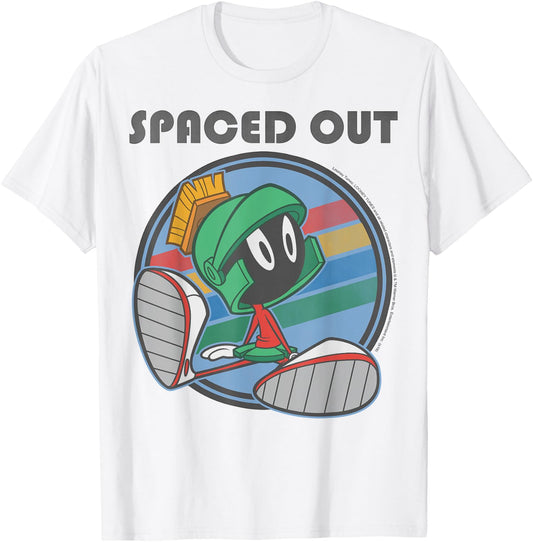 Looney Tunes Marvin The Martian Spaced Out T-Shirt - T-Shirt | White