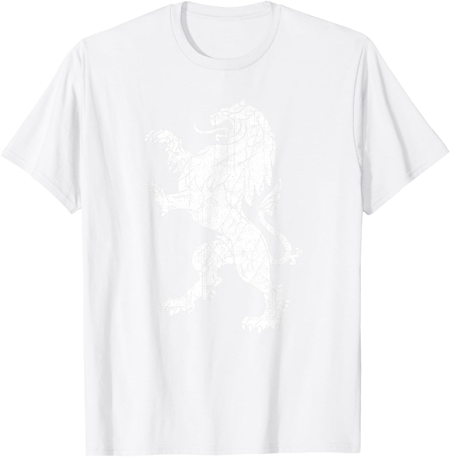 Vintage Dutch Lion Netherlands Nederland Holland Pays-Bas T-Shirt - T-Shirt | White