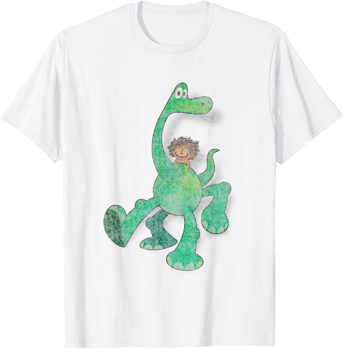 Disney Pixar The Good Dinosaur Arlo Spot Best Duo Big Poster T-Shirt - T-Shirt | White