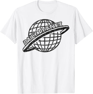 DC Comics Superman Daily Planet Logo C1 T-Shirt - T-Shirt | White