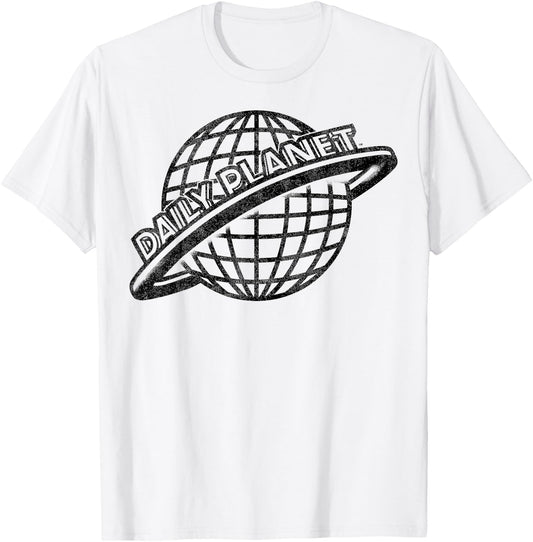 DC Comics Superman Daily Planet Logo C1 T-Shirt - T-Shirt | White