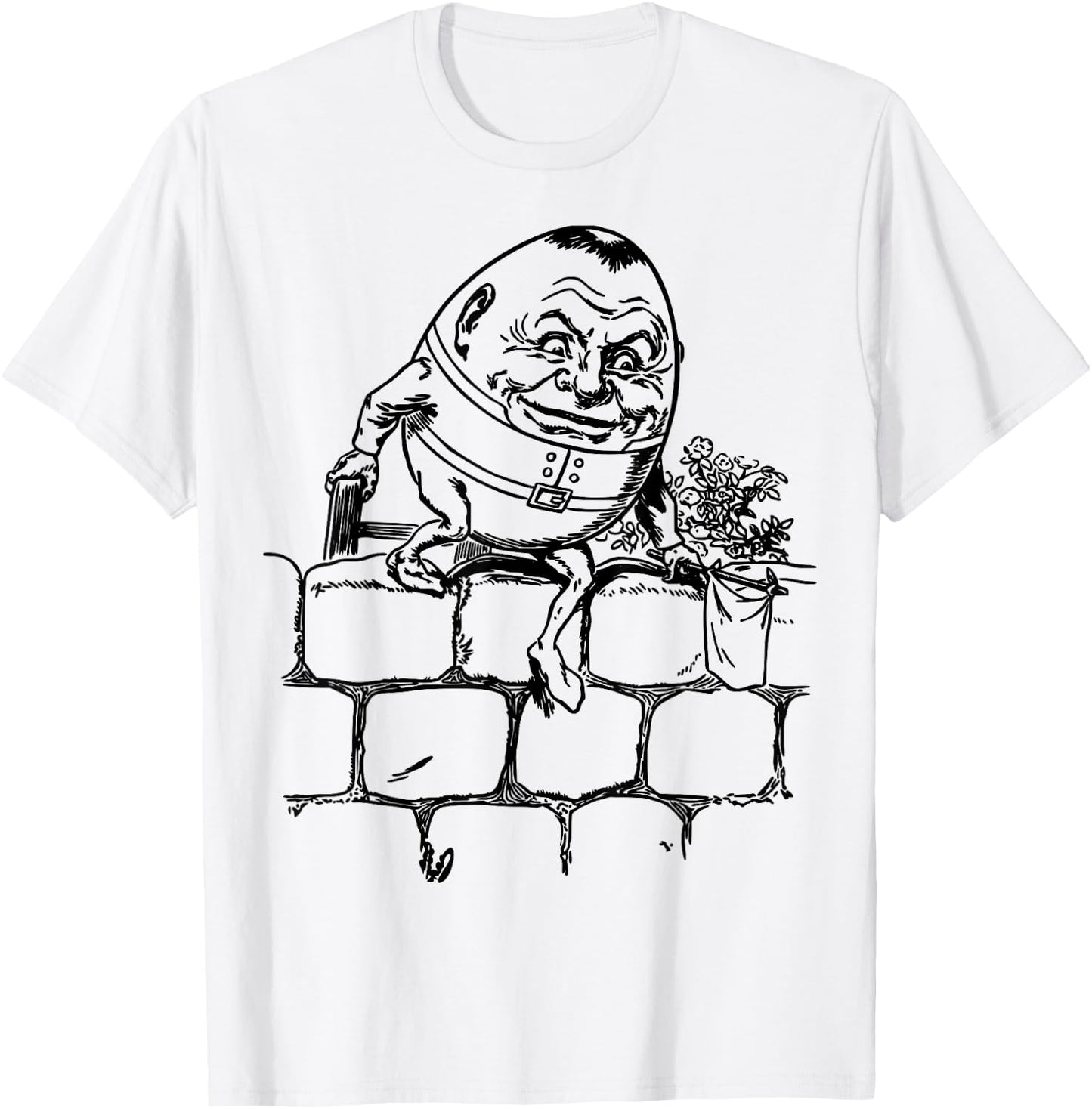 Humpty Dumpty Wall T-Shirt - T-Shirt | White