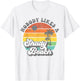 Nobody Likes a Shady Beach Funny Retro 70s Beach Gift T-Shirt - T-Shirt | White