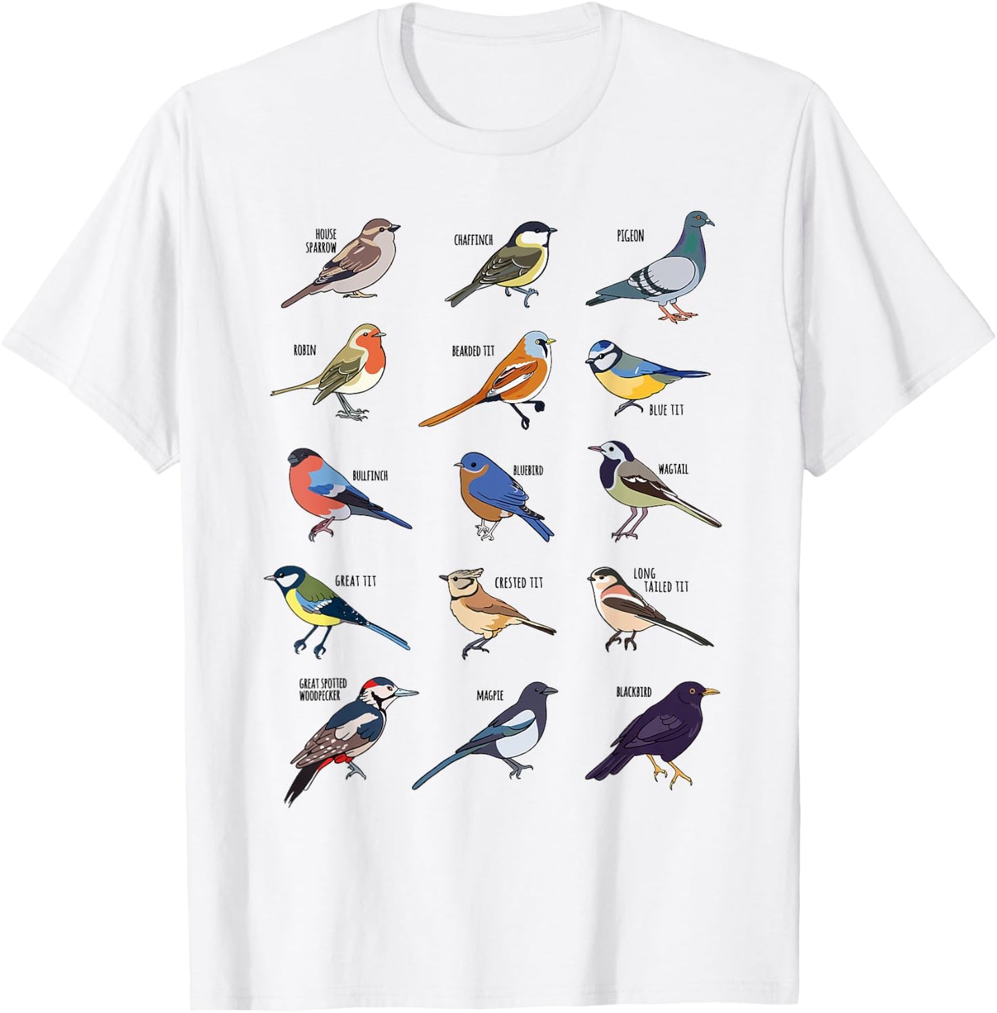Ornithology Birds Birdwatching Birding Gift & Women T-Shirt - T-Shirt | White