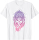 Ganesh Symbol Yoga Hindu Elephant Men Women Meditation T-Shirt - T-Shirt | White