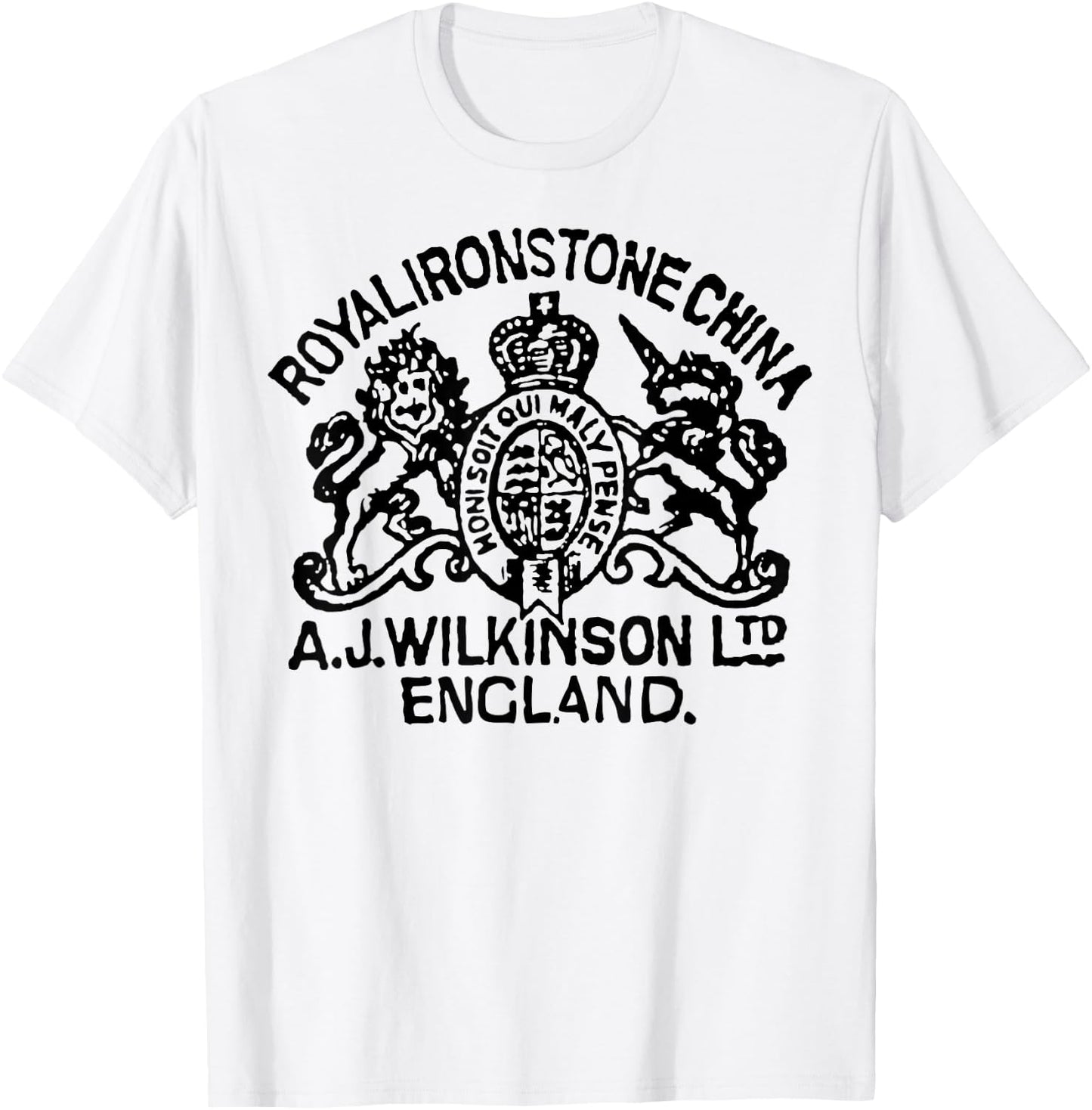 Royal Ironstone China England T-Shirt - T-Shirt | White
