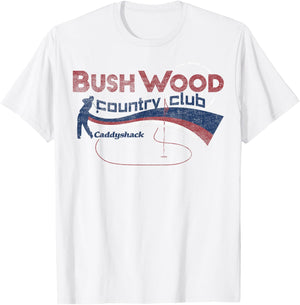 Caddyshack Bushwood Country Club Americana T-Shirt - T-Shirt | White