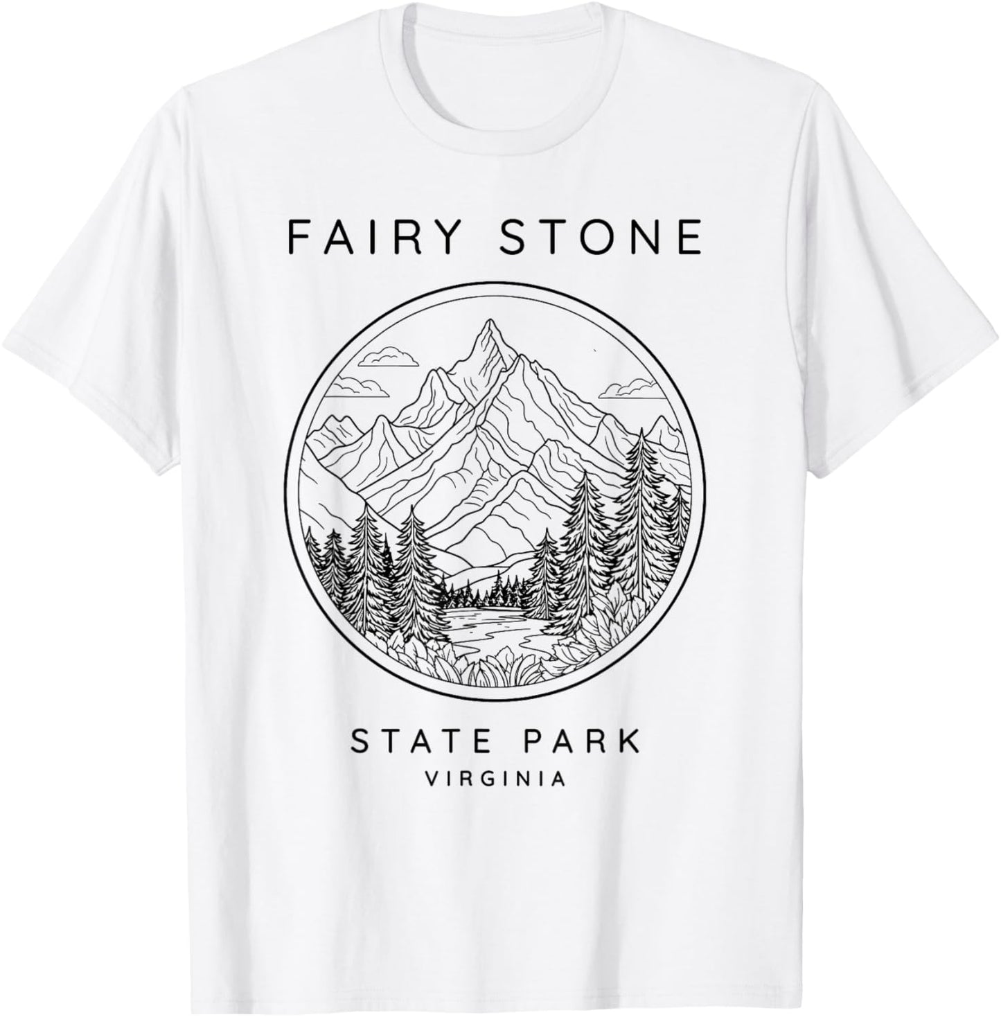Fairy Stone State Park Vintage T-Shirt - T-Shirt | White