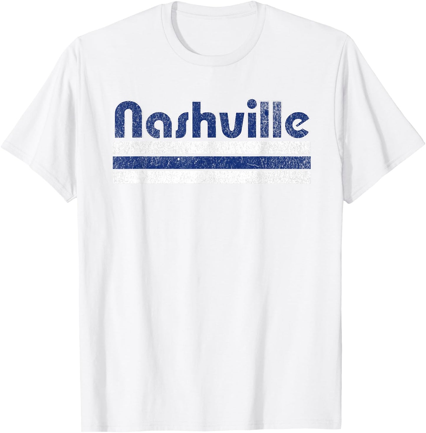 Nashville Soccer Vintage City T-Shirt - T-Shirt | White