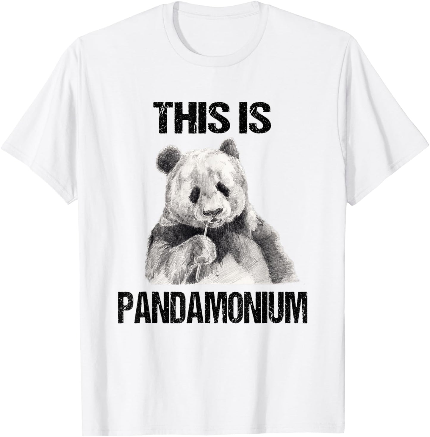Panda Gear T-Shirt - T-Shirt | White
