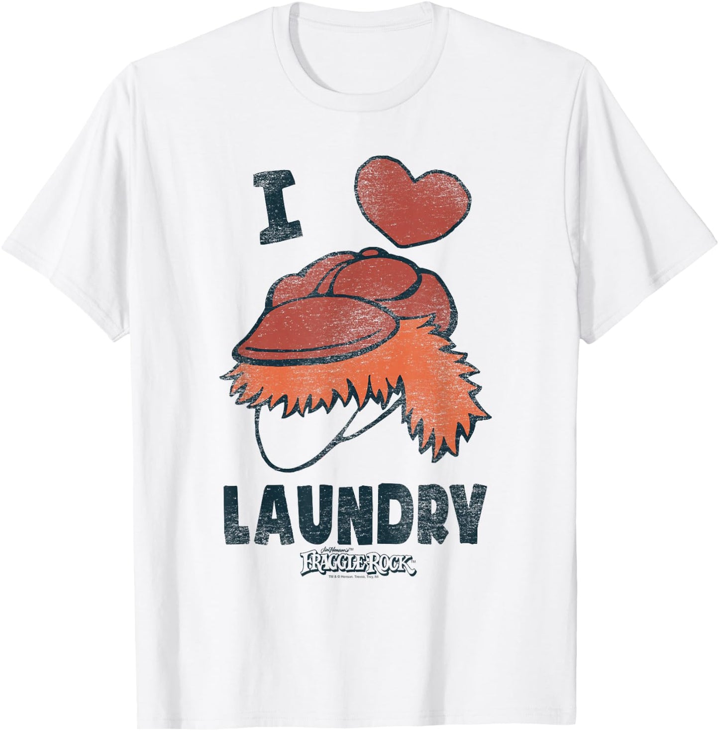 Fraggle Rock Laundry Lover T-Shirt - T-Shirt | White