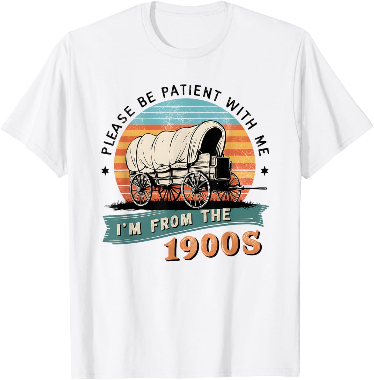 Please Be Patient With Me I'm From The 1900s Vintage T-Shirt - T-Shirt | White