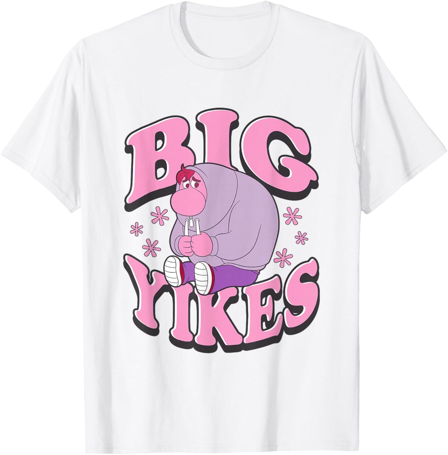 Disney Pixar Inside Out 2 Cute Embarrassment Big Yikes Logo T-Shirt - T-Shirt | White