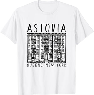Astoria Queens T-Shirt - T-Shirt | White