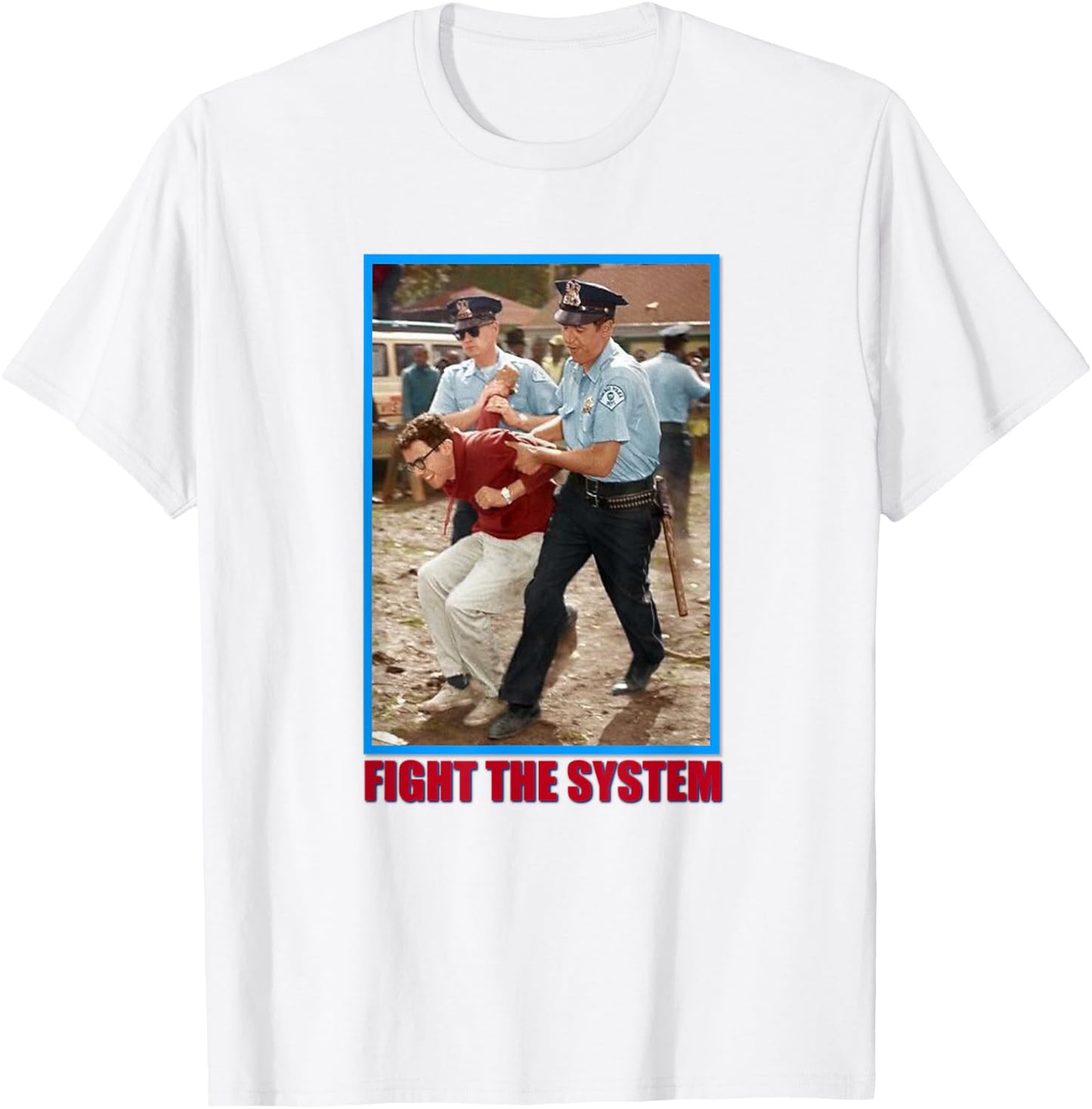 Fight the system - Bernie Sanders for president 2020 T-Shirt - T-Shirt | White