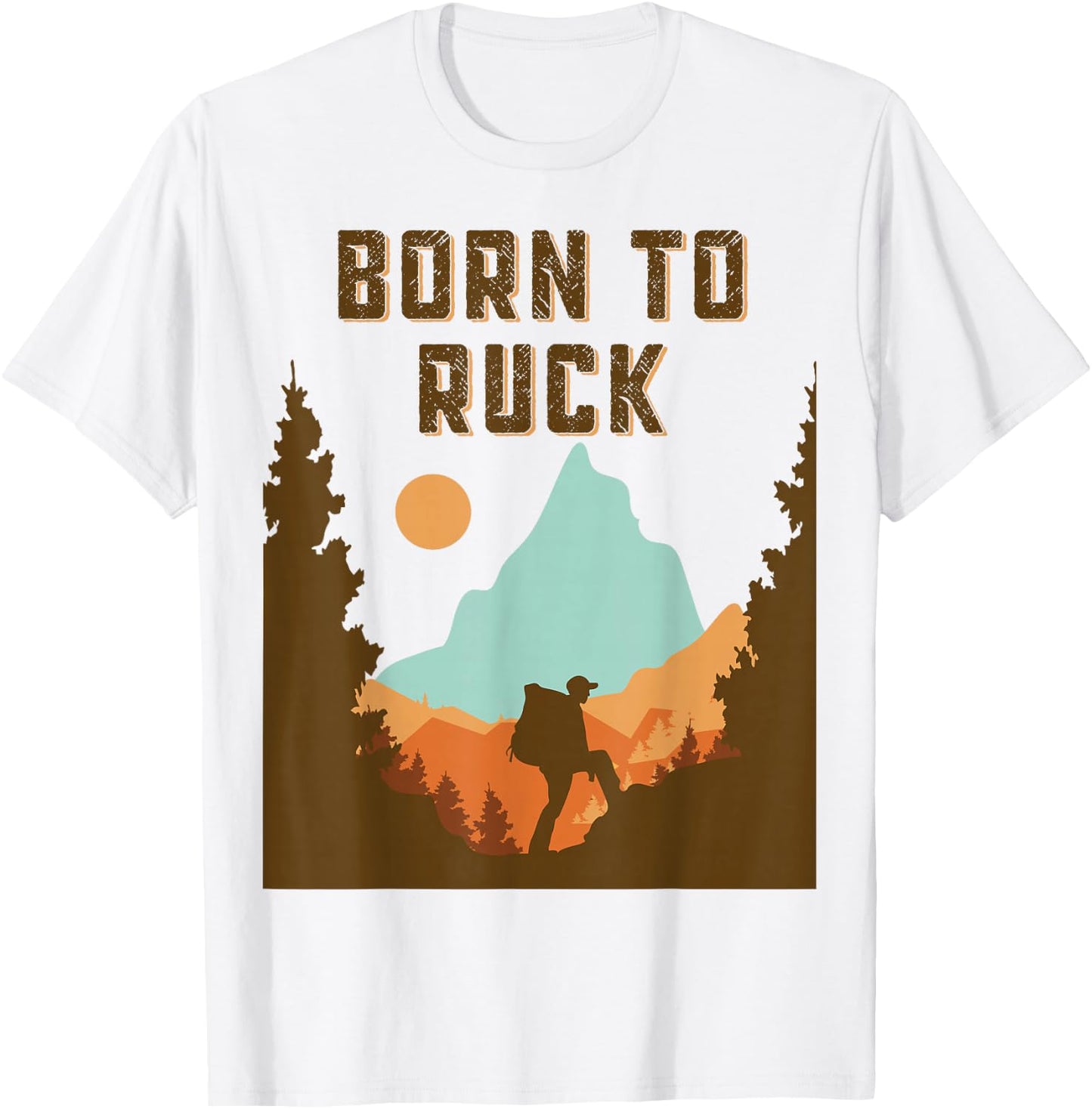 Rucking, Tactical Fitness, Born To Ruck, Rucking T-Shirt - T-Shirt | White