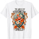 Bible Verse The Lord Is My Strength And My Shield Flower T-Shirt - T-Shirt | White