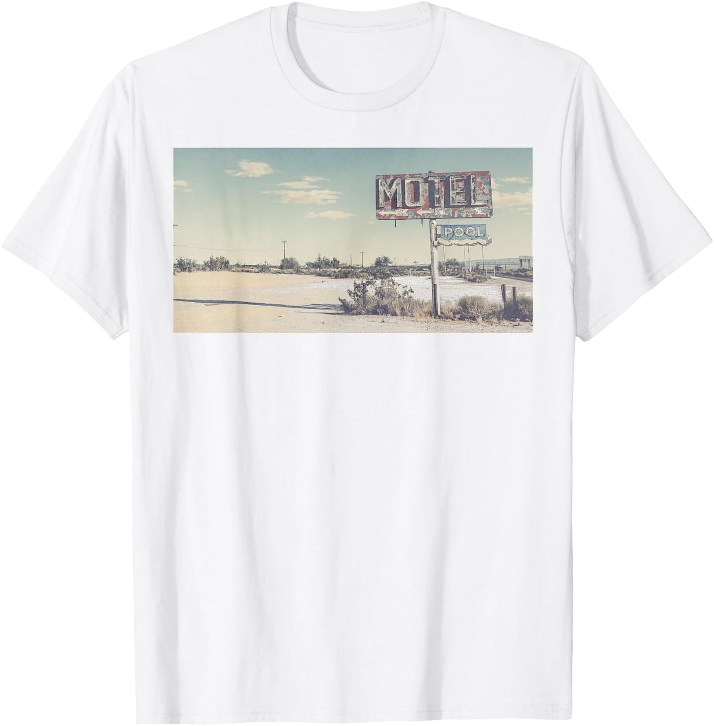 Trendy Desert Motel T-Shirt - T-Shirt | White