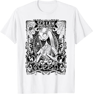 Disney The Nightmare Before Christmas Sally Scream Queen T-Shirt - T-Shirt | White