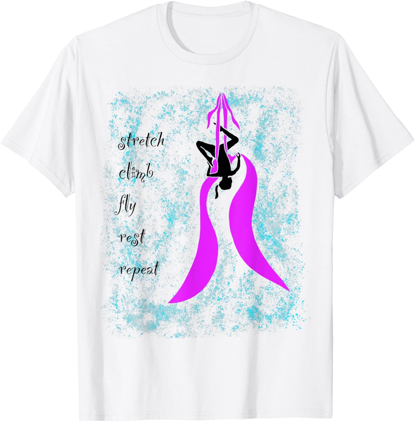 Aerial Yoga Silks Kid Child T-Shirt - T-Shirt | White