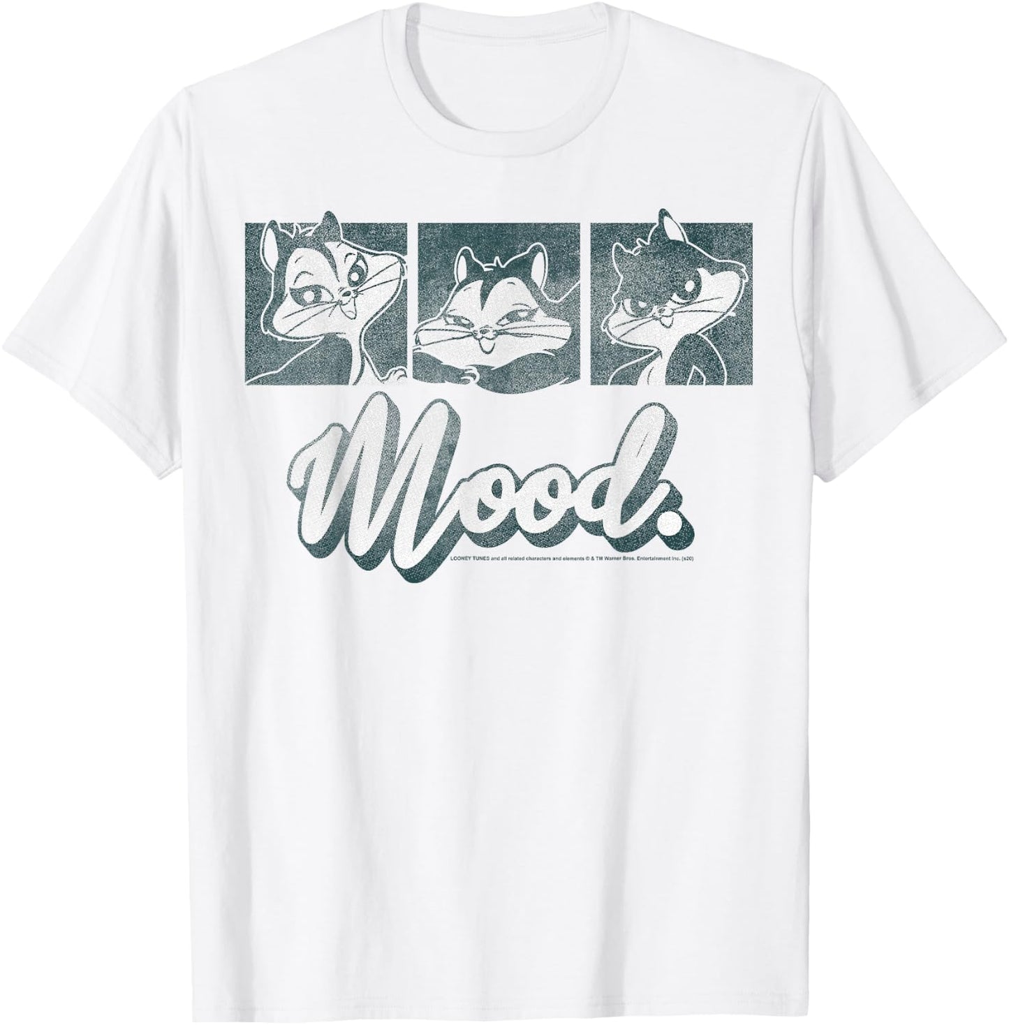 Looney Tunes Pussyfoot Mood Panels T-Shirt - T-Shirt | White