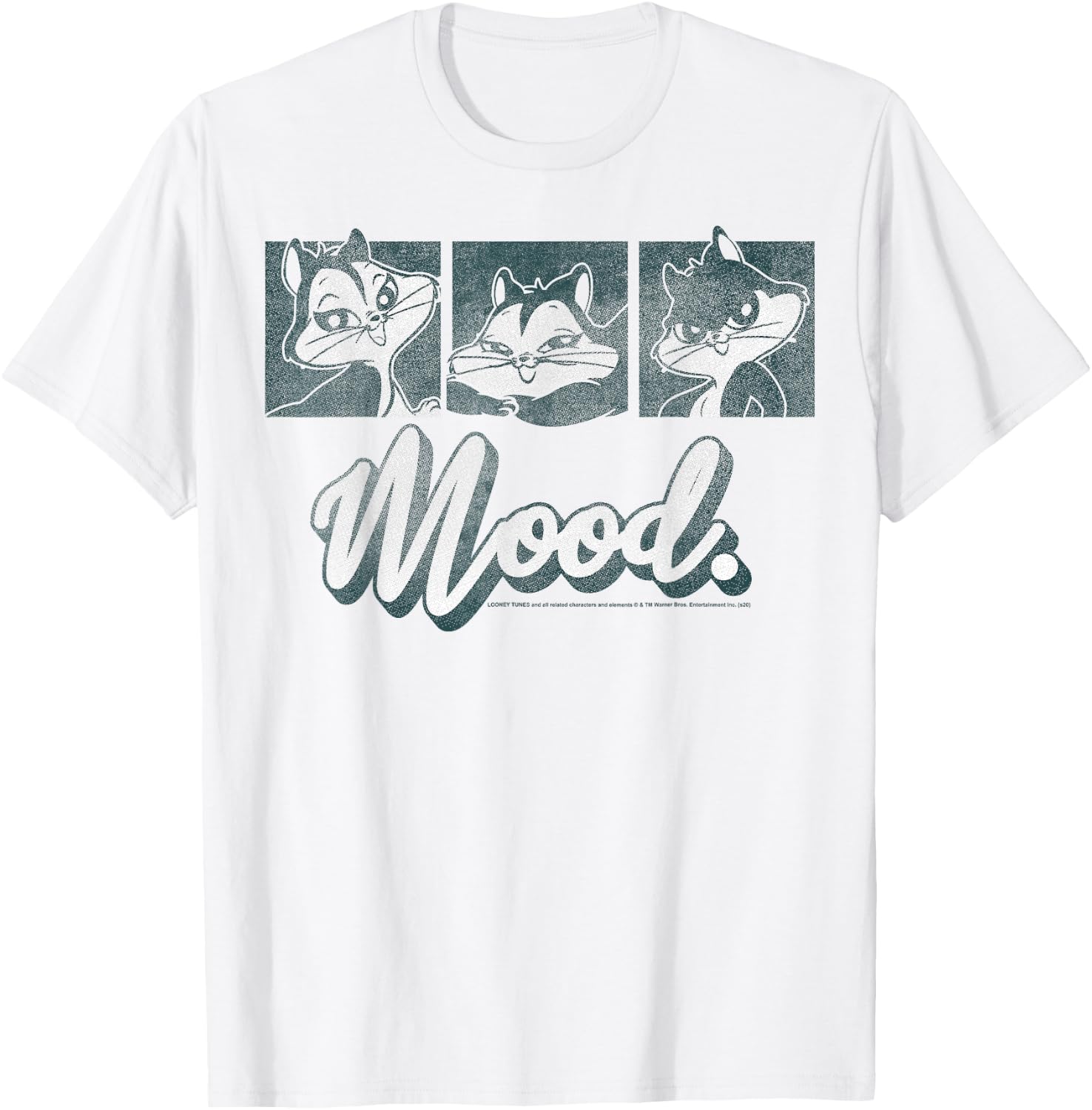 Looney Tunes Pussyfoot Mood Panels T-Shirt - T-Shirt | White