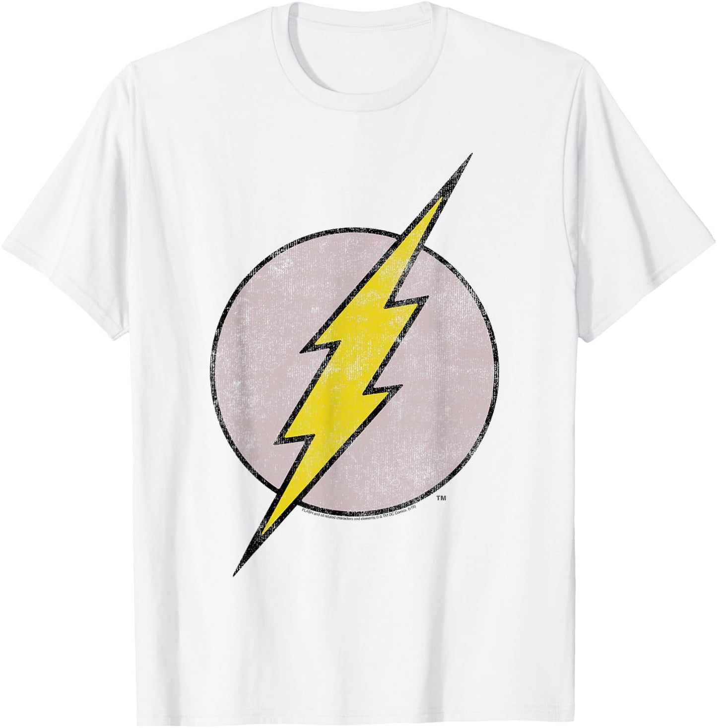 DC Comics Flash Old Flash Logo Small T-Shirt - T-Shirt | White