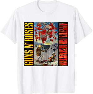 Official Guns N' Roses Appetite For Destruction T-Shirt - T-Shirt | White