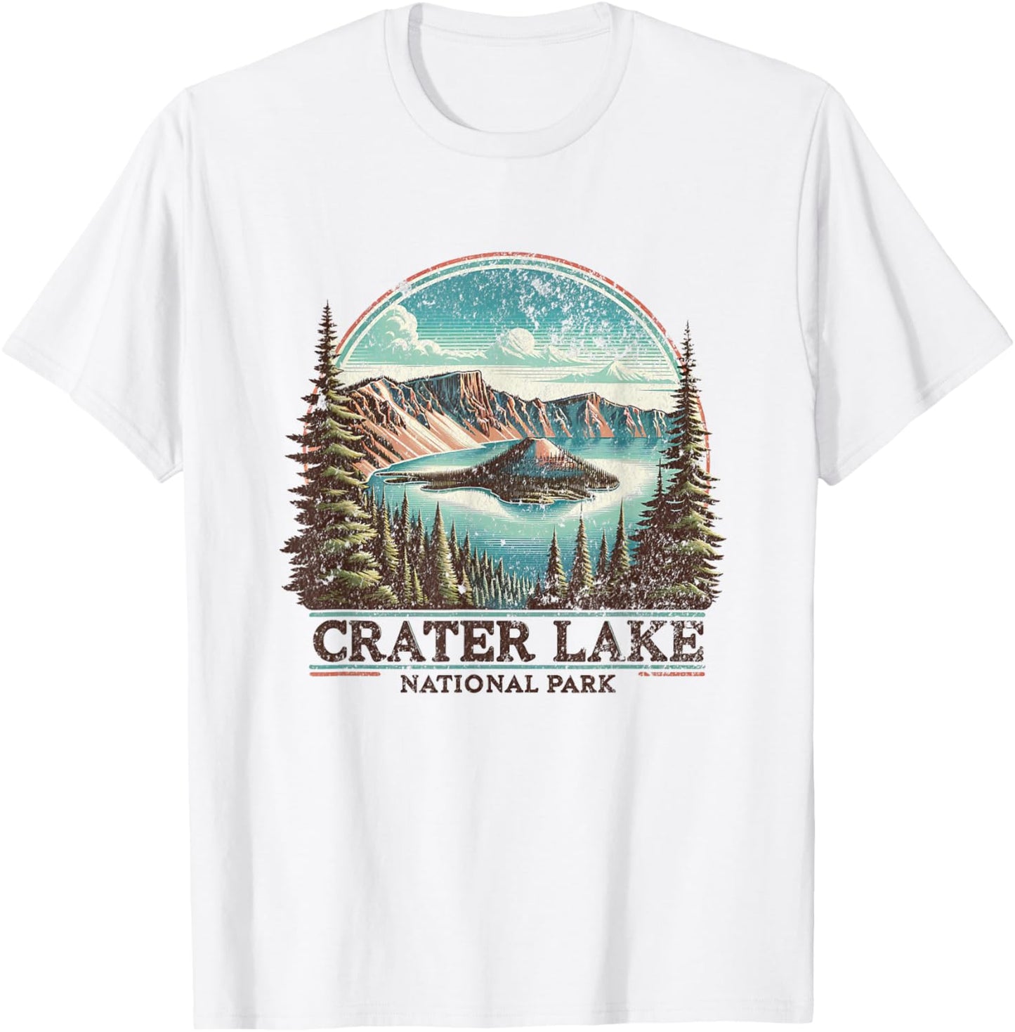 Crater Lake National Park T-Shirt - T-Shirt | White