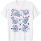 Dungeons & Dragons Floral Dice Grid T-Shirt - T-Shirt | White