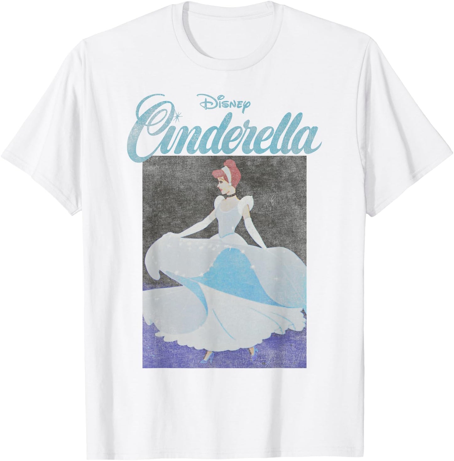 Disney Cinderella 70th Anniversary Cinderella Dancing Poster Small T-Shirt - T-Shirt | White