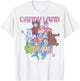 Candy Land Retro Game Characters Group Shot Logo T-Shirt - T-Shirt | White