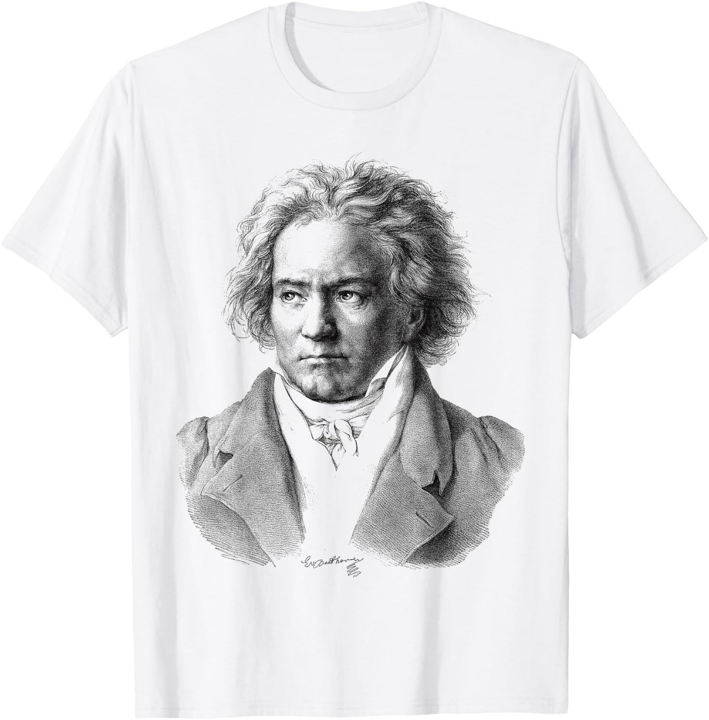 Beethoven Ludwig van Beethoven T-Shirt - T-Shirt | White
