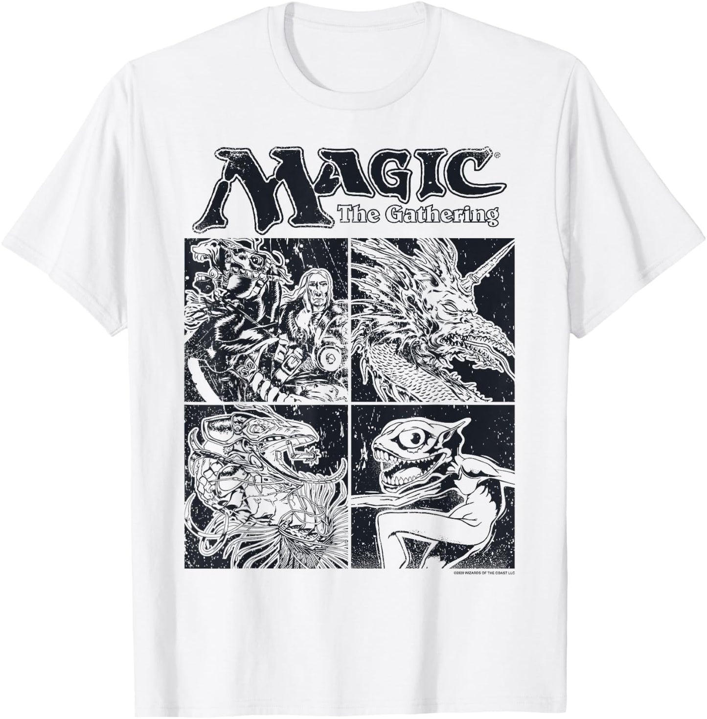 Magic: The Gathering Creature Box Up T-Shirt - T-Shirt | White