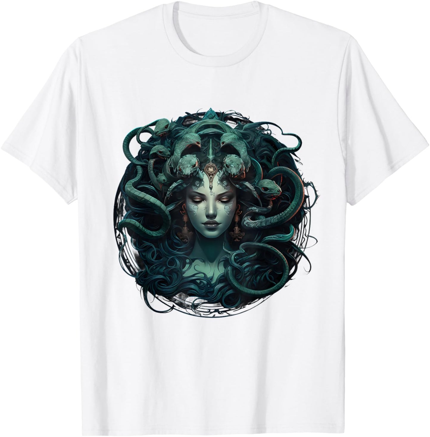 Greek Mythology Female Power Medusa Costume T-Shirt - T-Shirt | White