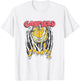 Garfield Vintage Classic Comic Cat Scratch Menacing Face T-Shirt - T-Shirt | White