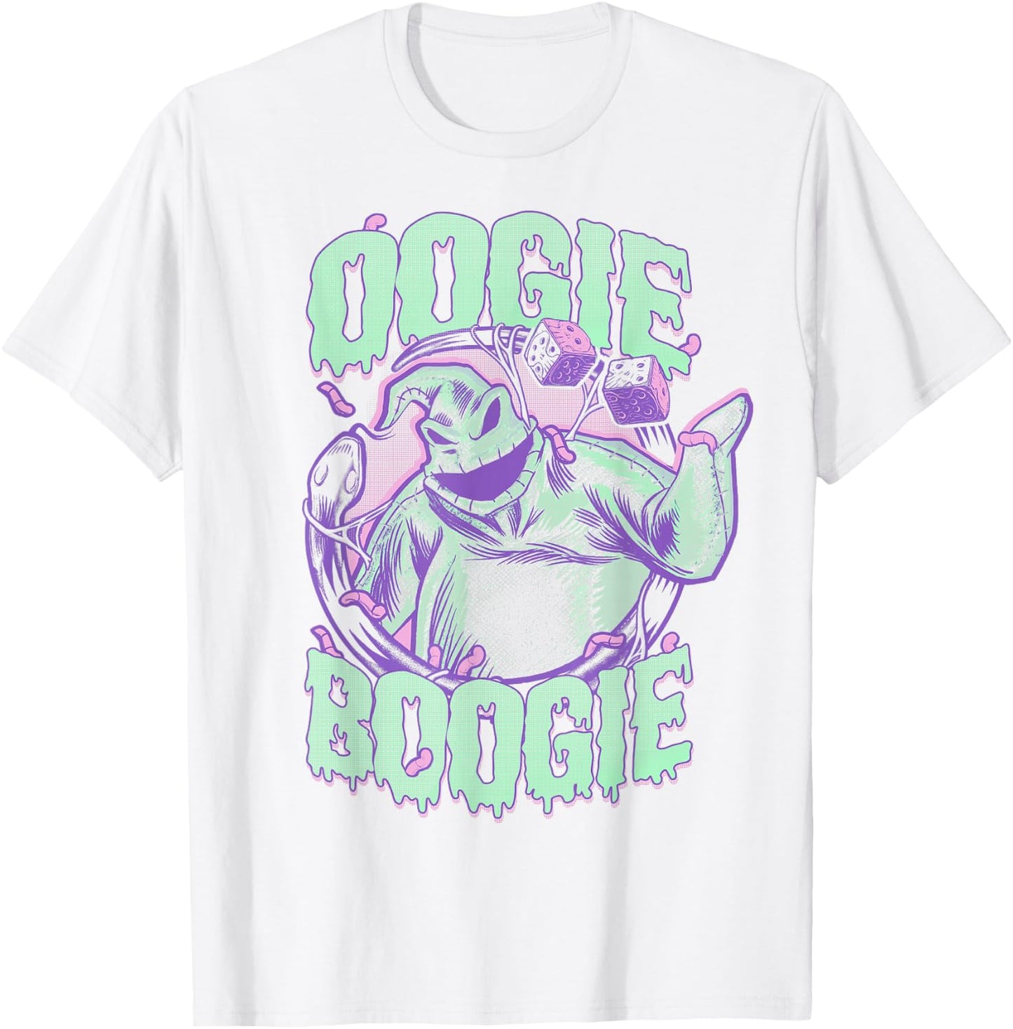 Disney The Nightmare Before Christmas Oogie Boogie Portrait T-Shirt - T-Shirt | White